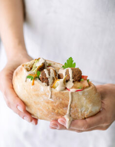 Homemade Pitas. Photo: Tal Sivan-Ziporin