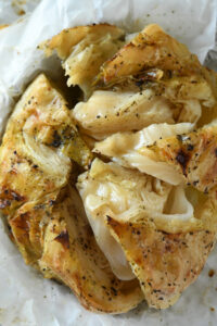 Oven-Roasted Cabbage - Whole Melts-into-itself Cabbage