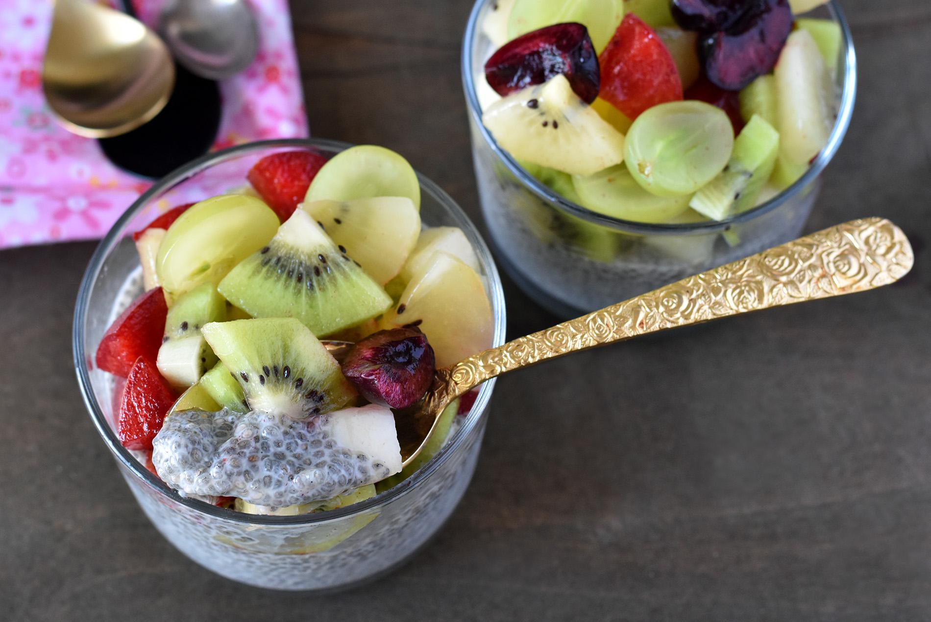 Chia Pudding with Summer Fruit
