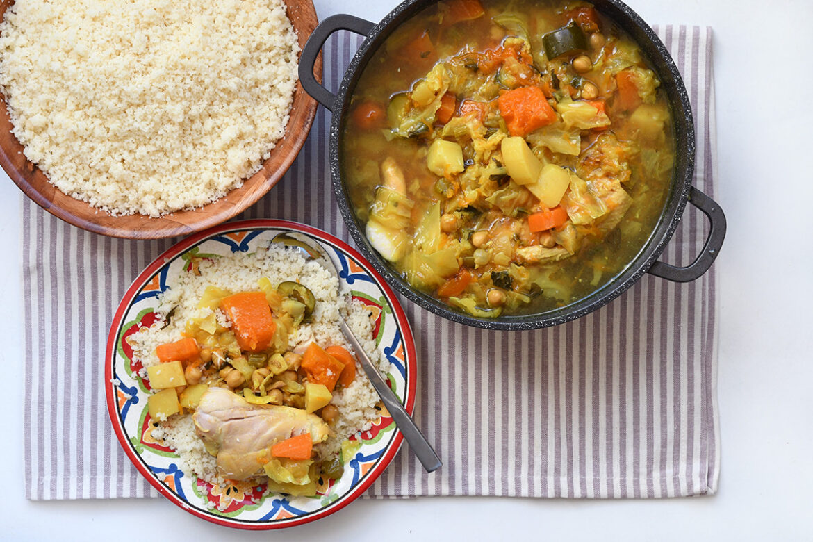 Chicken and Vegetable Couscous Soup