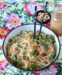 Glass Noodle Salad with Peanut Dressing