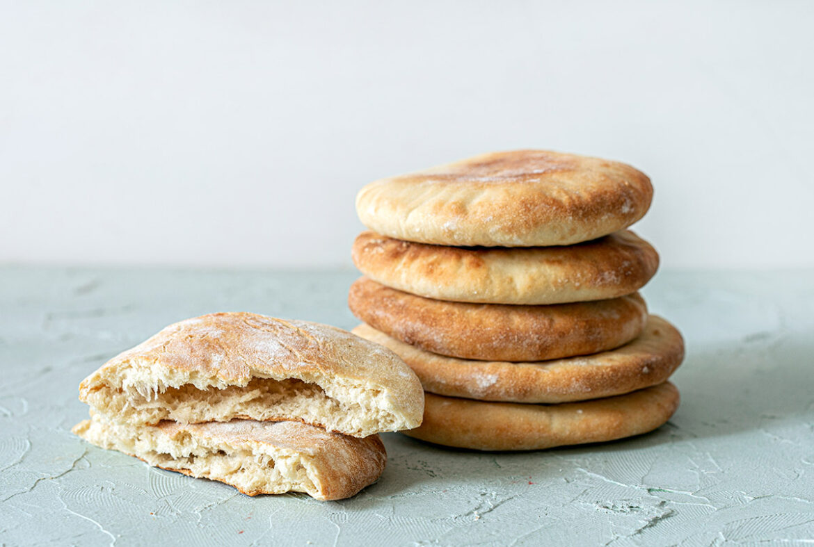 Homemade Pitas. Photo: Tal Sivan-Ziporin
