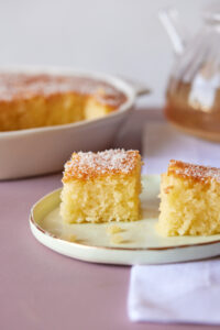 Orange Semolina Cake with Coconut