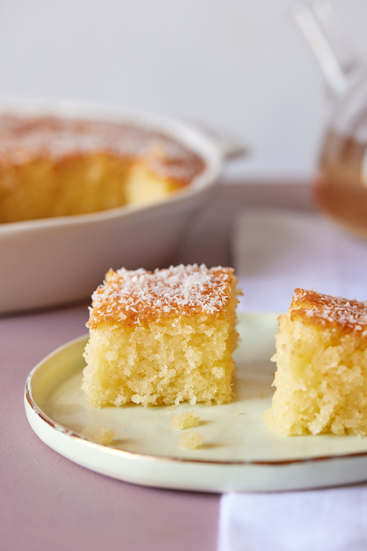 Orange Semolina Cake with Coconut