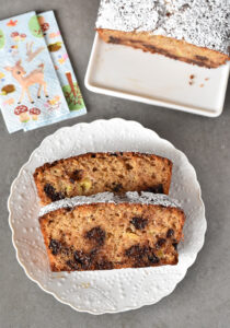 Chocolate Chip Banana Bread (with Spelt Flour)