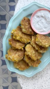 4-ingredient corn fritters