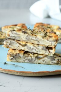 Crust Hack Mushroom Quiche