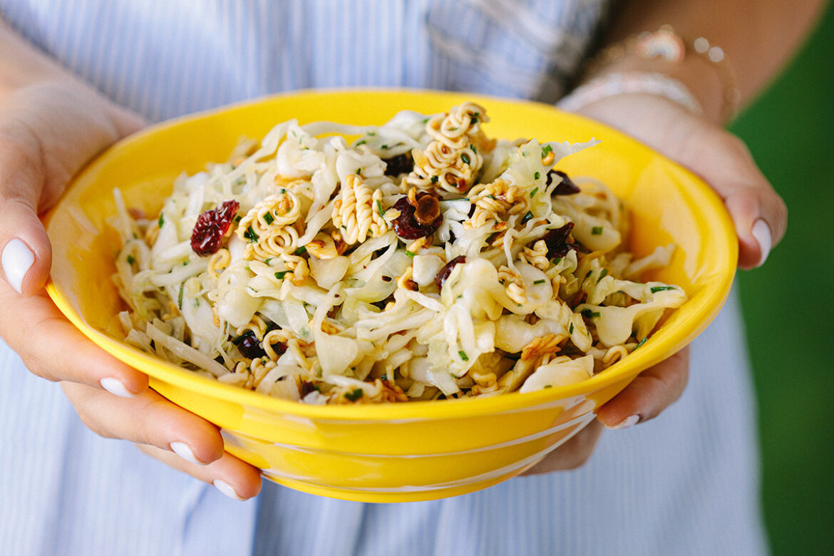Crispy Noodle Cabbage Salad. Photo: Tal Sivan-Ziporin