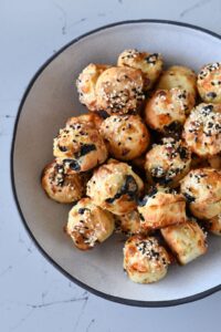 Cheese & Olive Muffin Bites