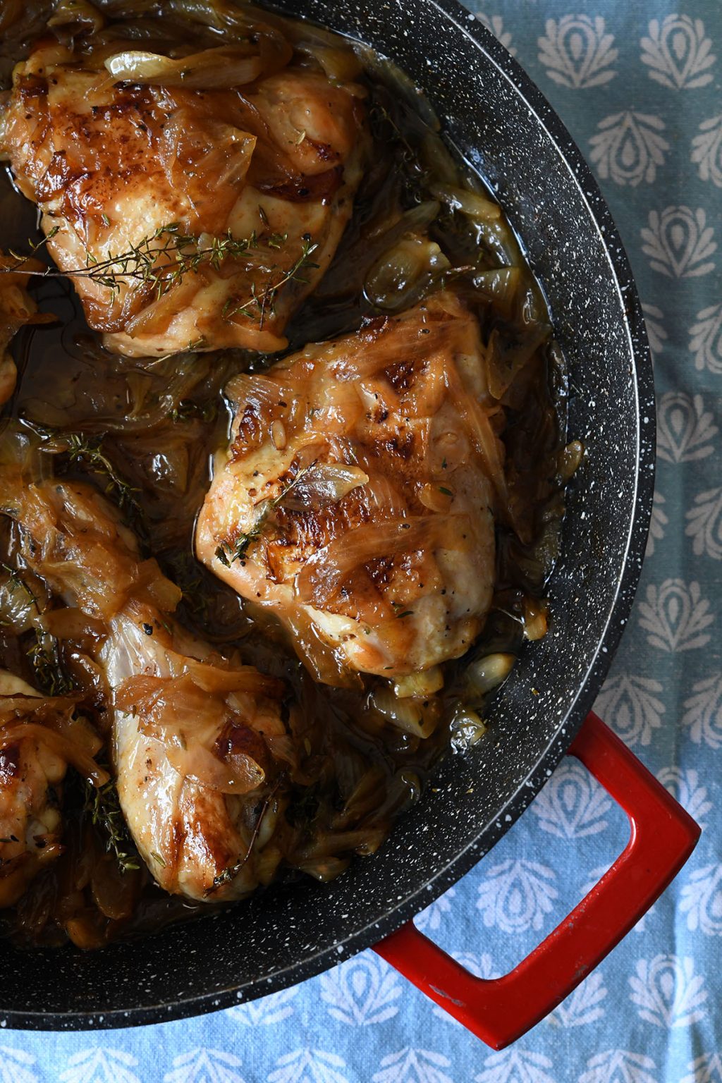 Chicken in Onion Confit
