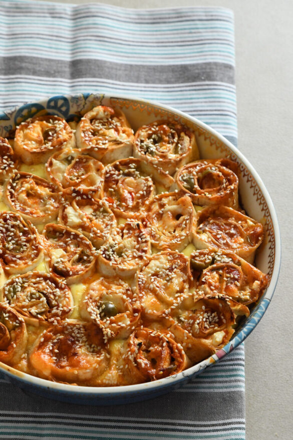 Tortilla Pizza Swirls