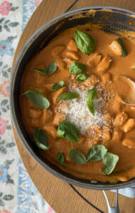 Two-Ingredient Pillowy Gnocchi in Rosé Sauce
