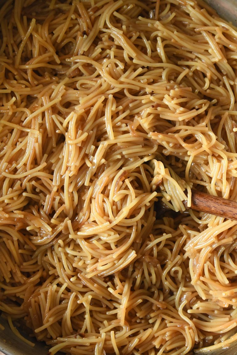 Old-School Noodles Loaded with Caramelized Onions