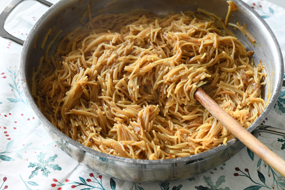 Old-School Noodles Loaded with Caramelized Onions
