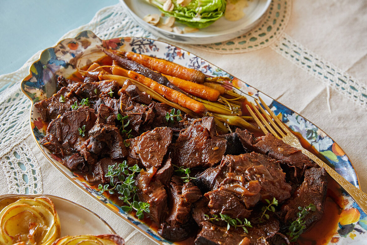 Tender Plum-Braised Beef Roast