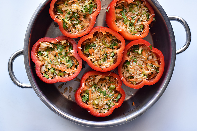 Rice Stuffed Peppers