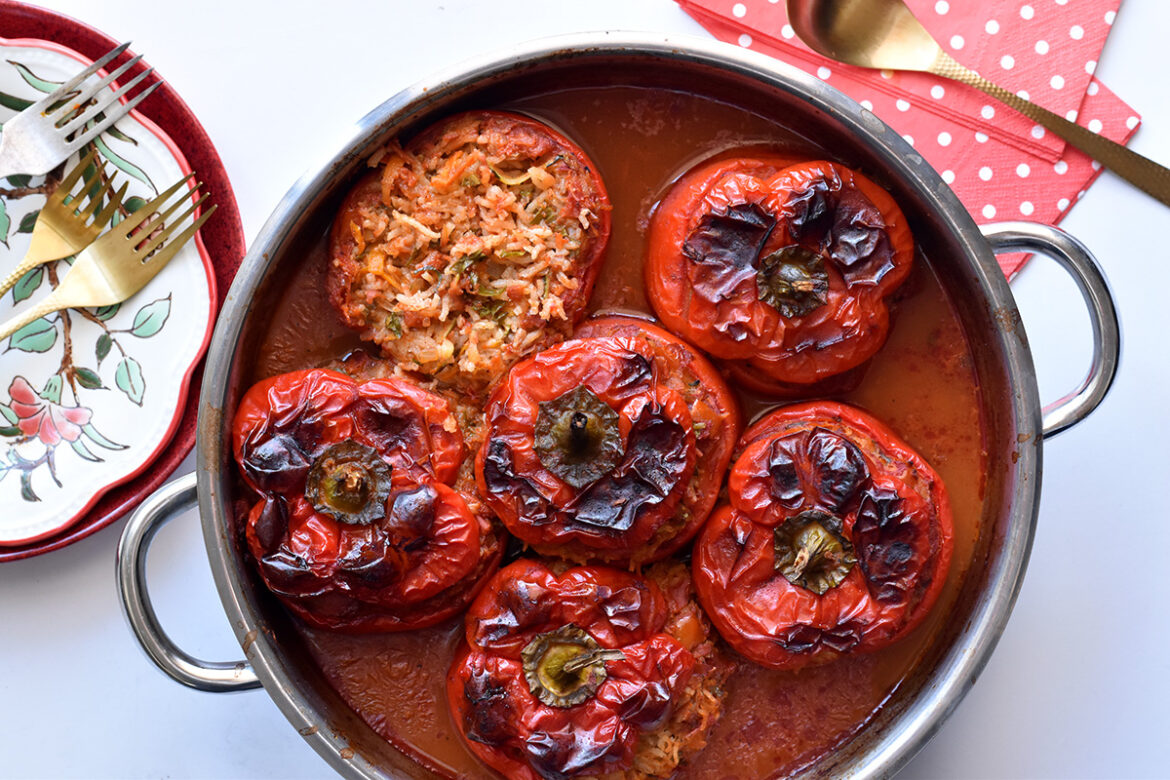 Rice Stuffed Peppers